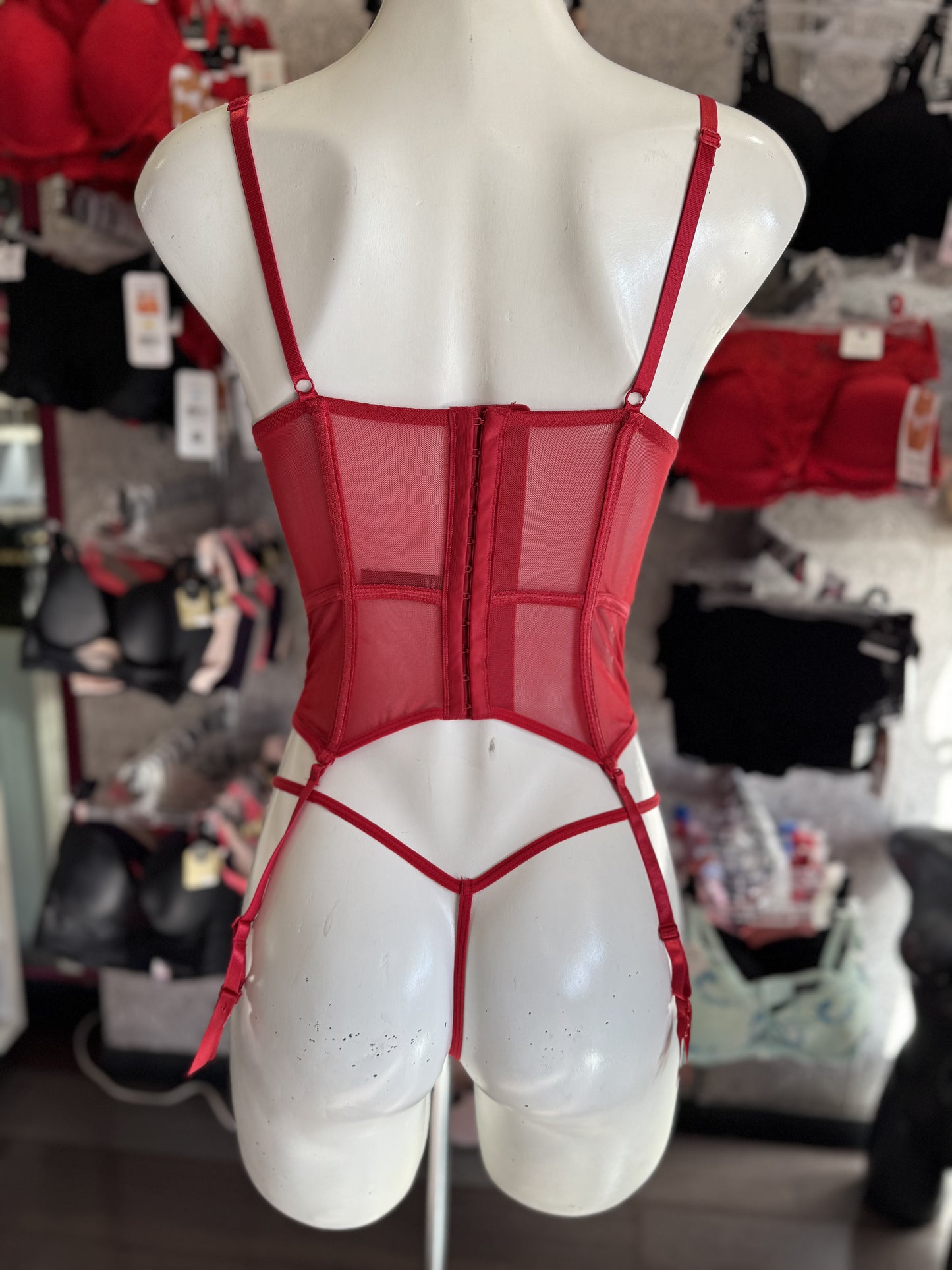 Bustier rojo