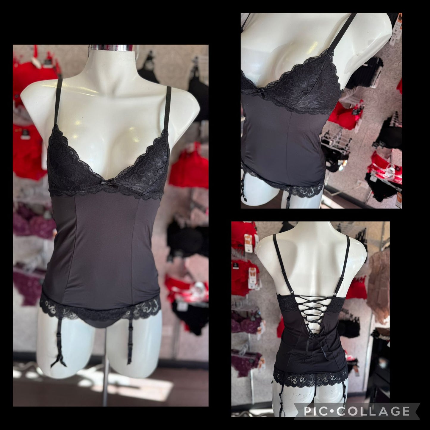 Baby doll con liguero