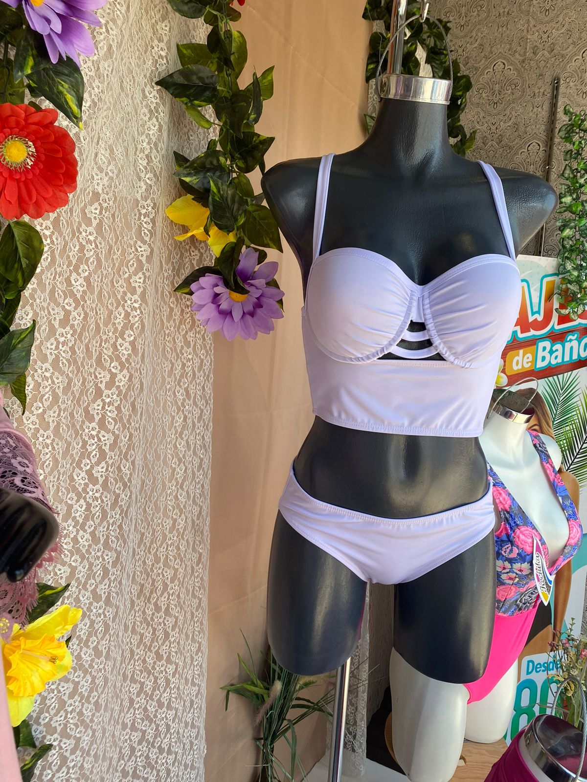 Traje de baño peto largo