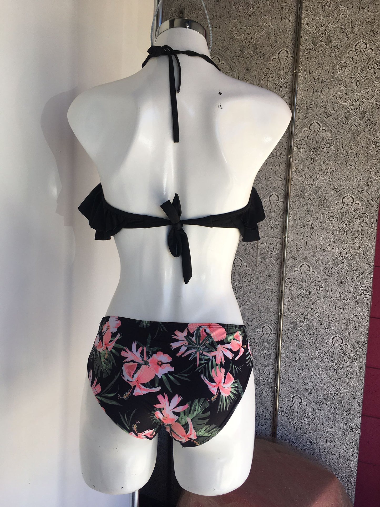 Traje de baño con olanes