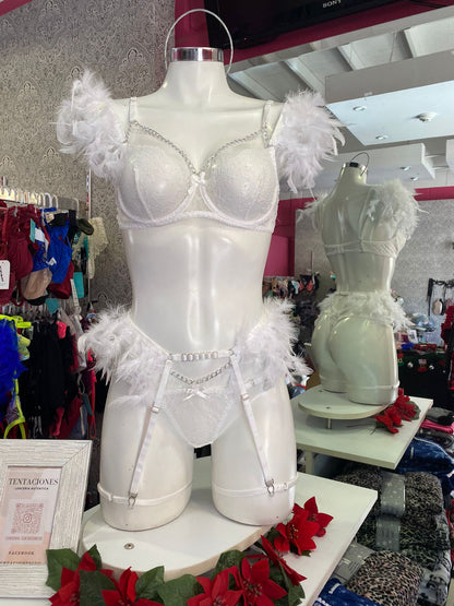 Coordinado de plumas