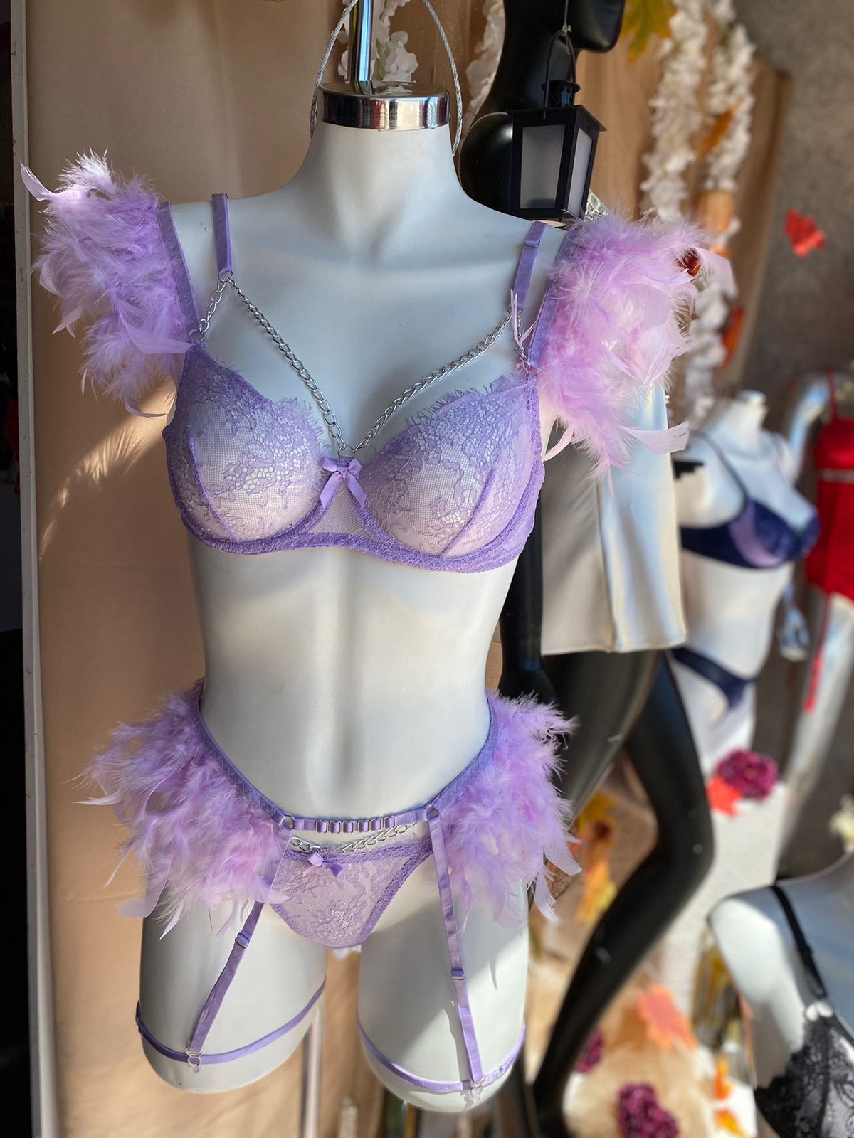 Coordinado de plumas