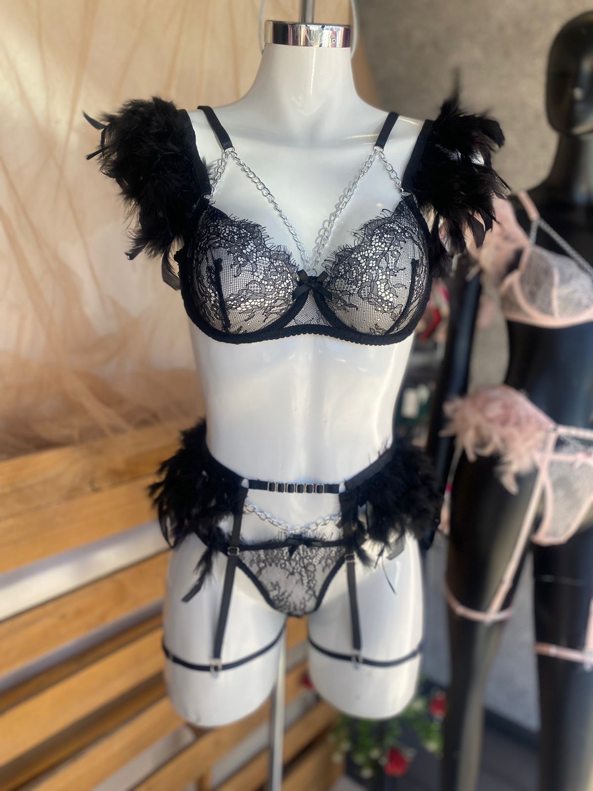 Coordinado de plumas