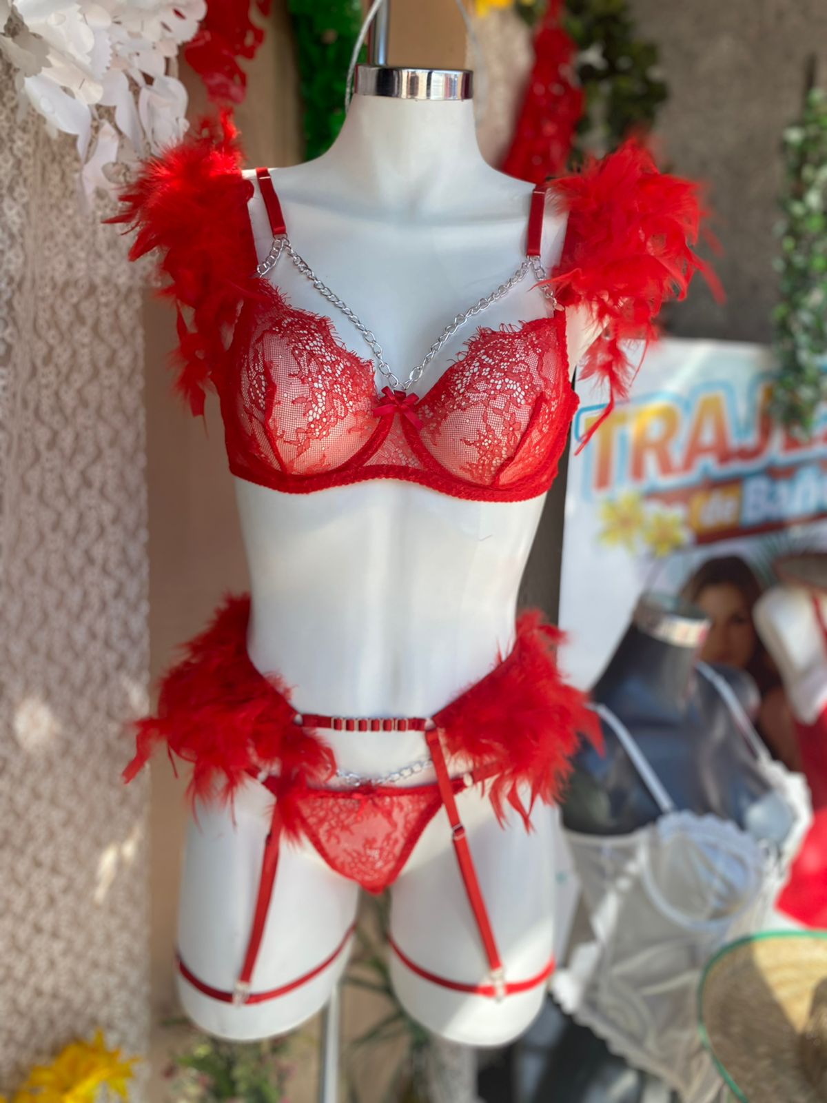 Coordinado de plumas