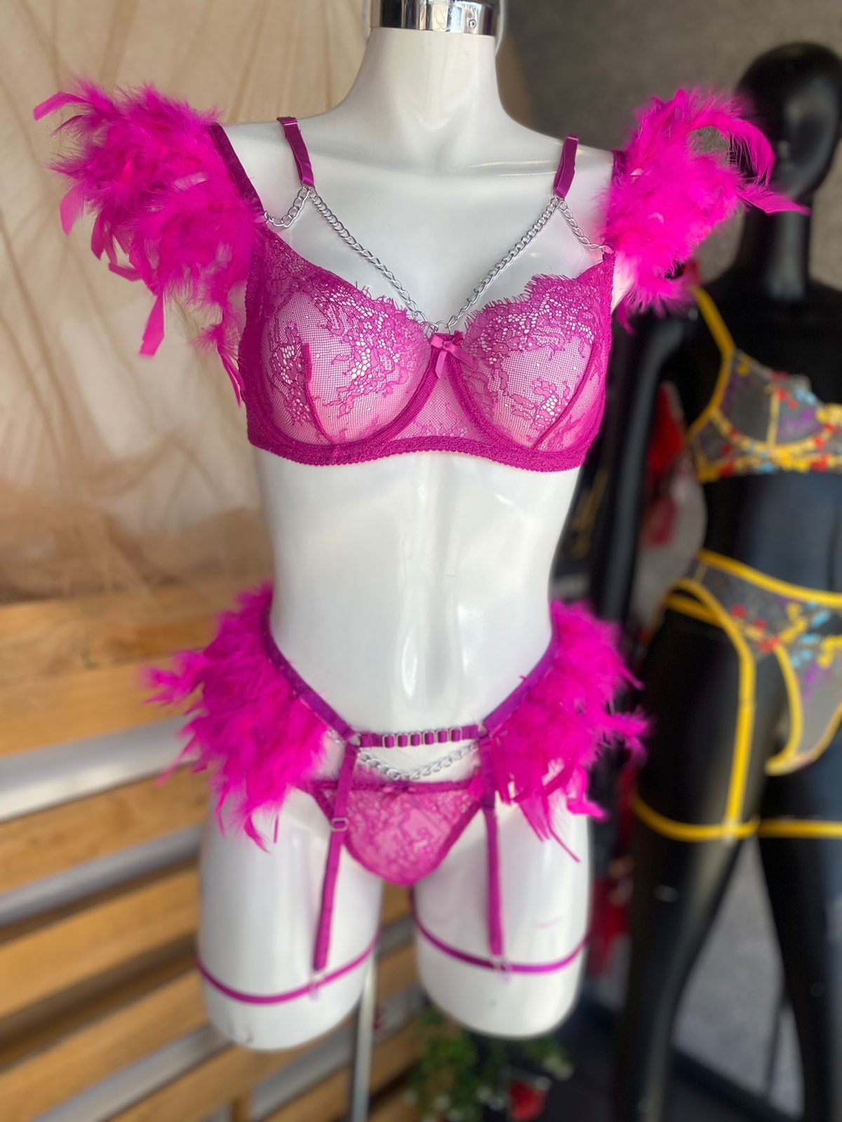 Coordinado de plumas