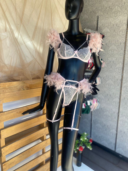 Coordinado de plumas