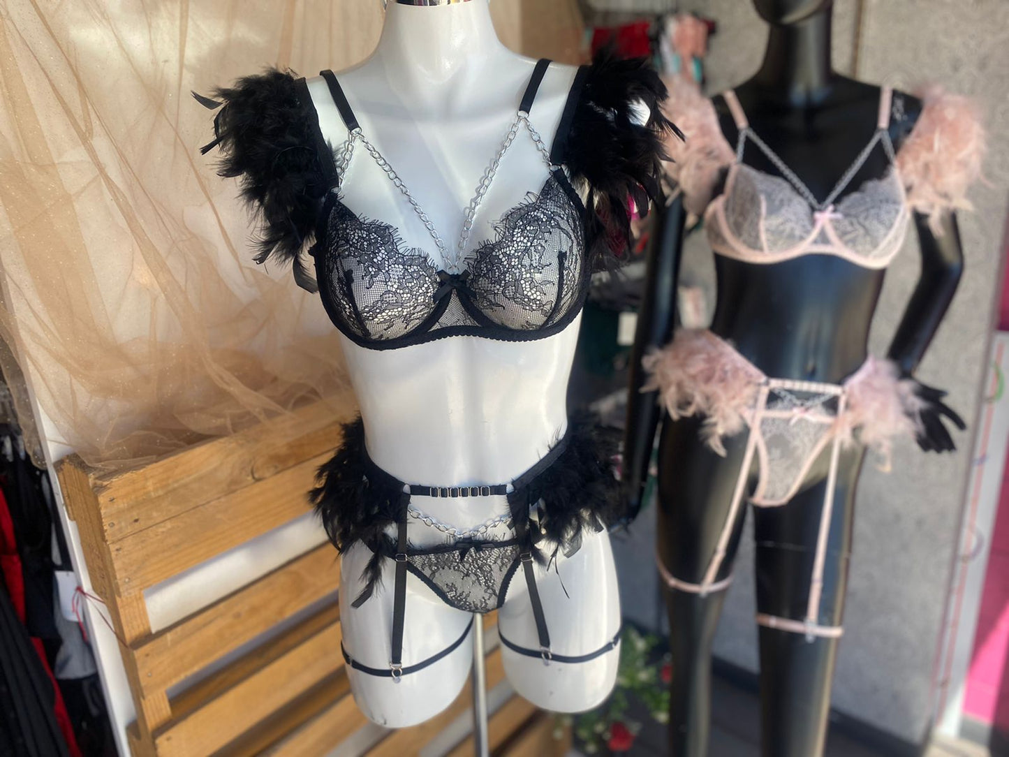 Coordinado de plumas