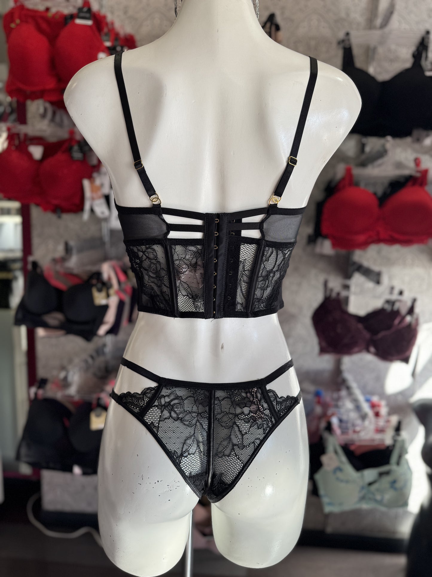 Coordinado Peto ancho negro