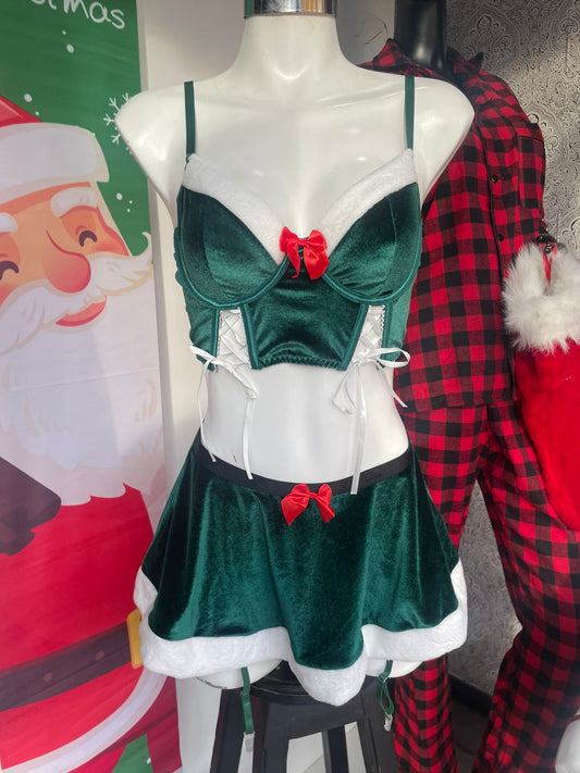 Conjunto santa verde