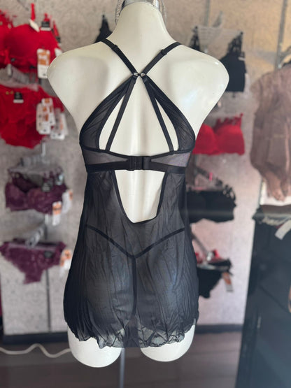 Baby doll 51013-blk media copa negro