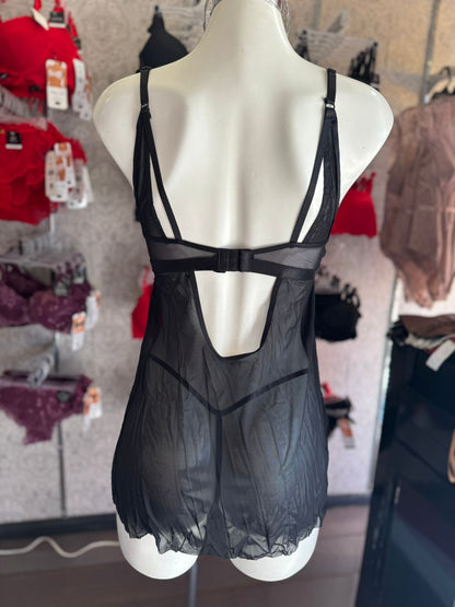 Baby doll 51013-blk media copa negro