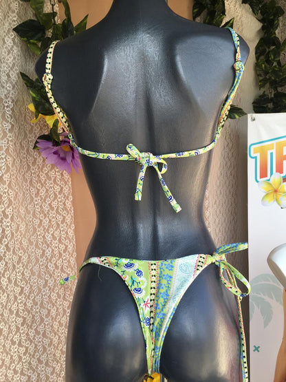 Traje de baño bikini verde