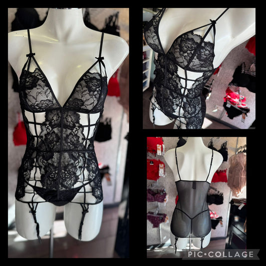 Teddy de cuadros rojo y negro