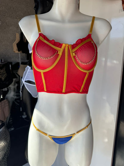 Disfraz mujer maravilla