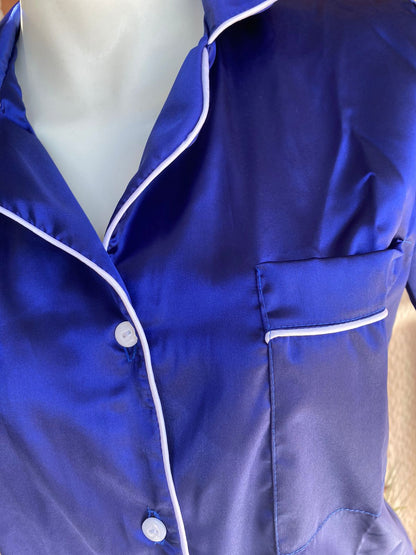 Pijama tipo Satin manga corta