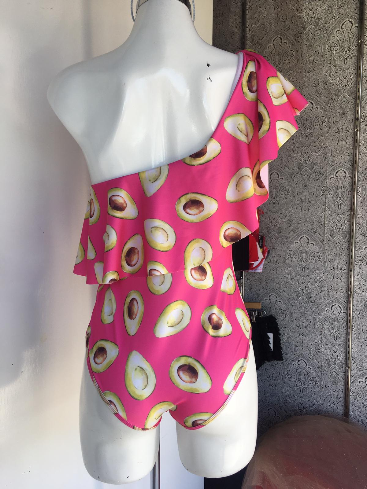 Traje de baño de un hombro