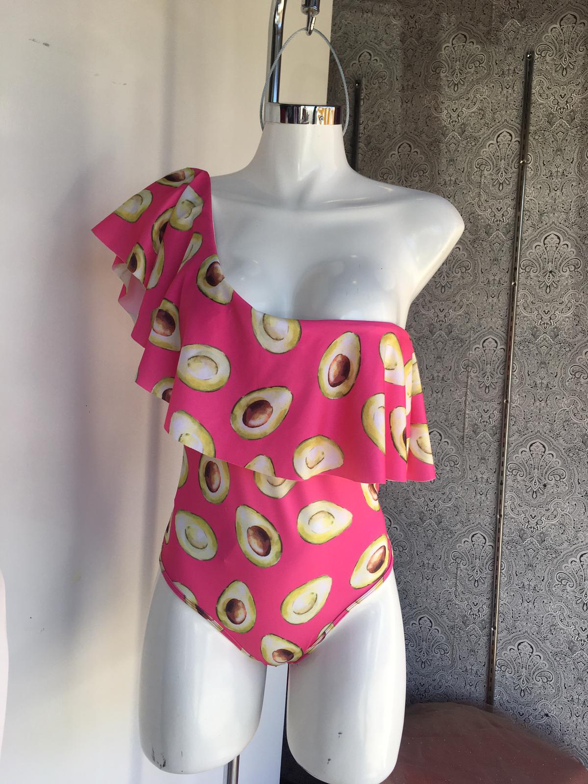 Traje de baño de un hombro