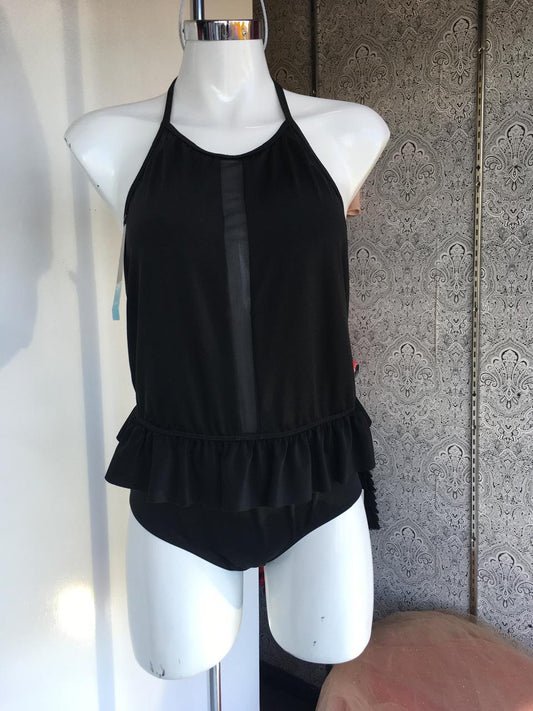 Traje de baño con olan