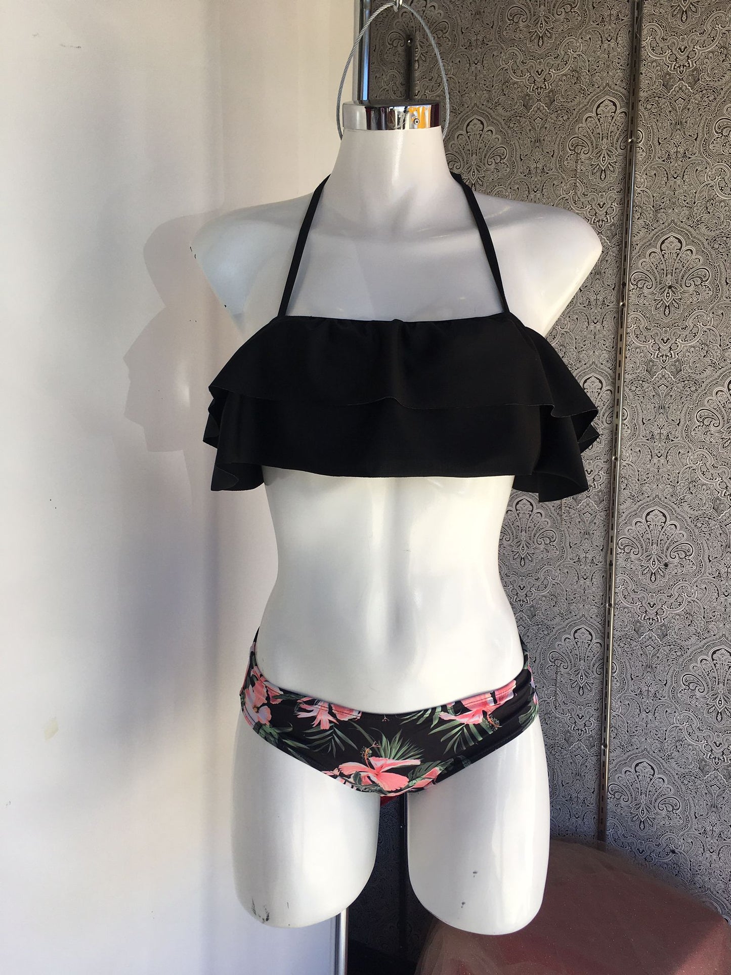 Traje de baño con olanes