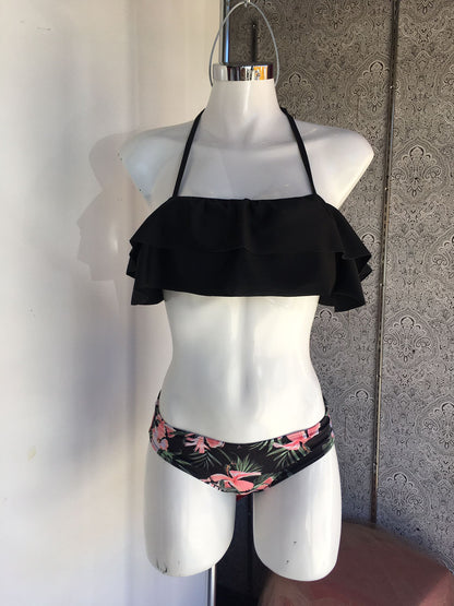 Traje de baño con olanes