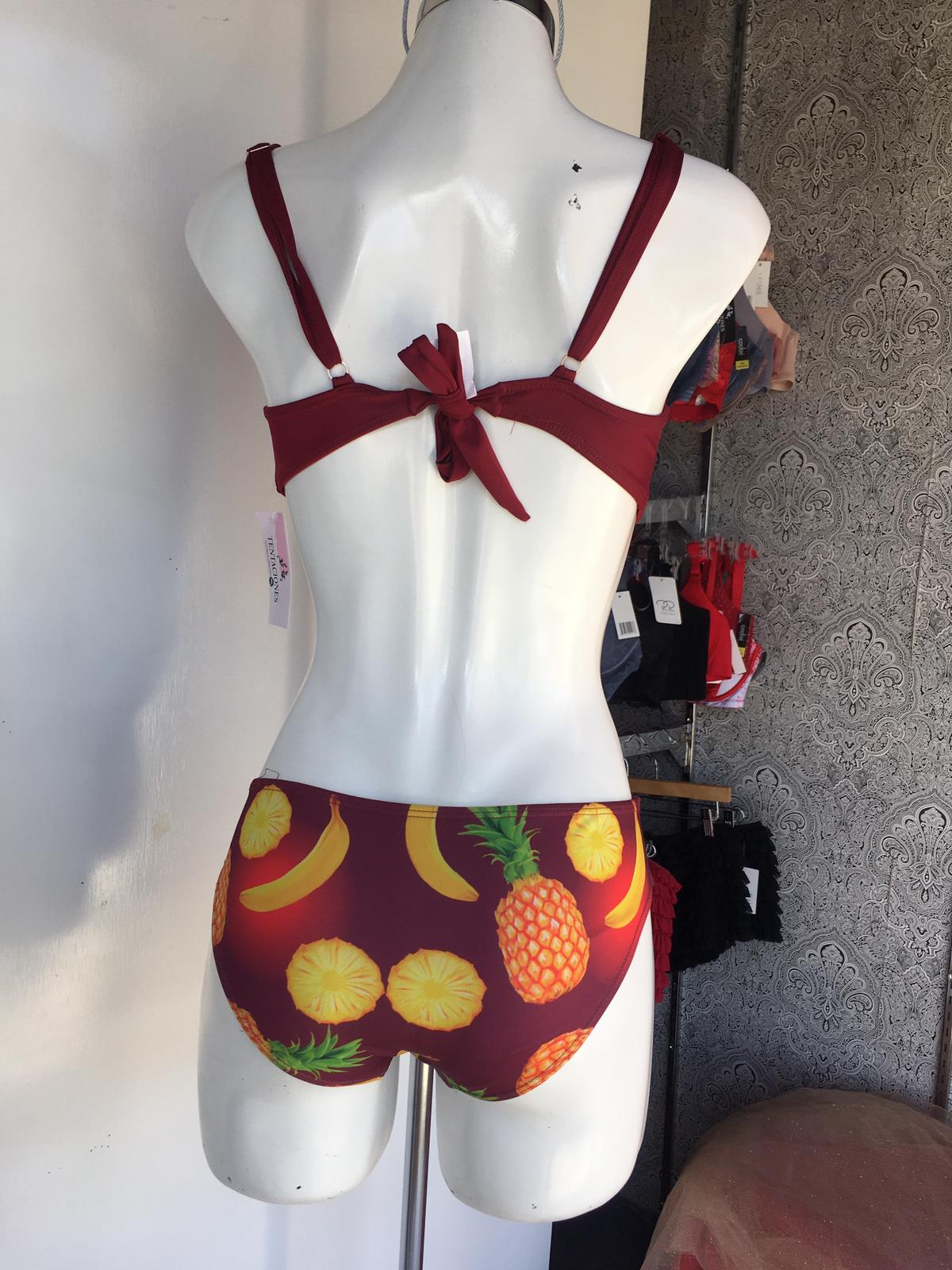 Traje de baño con estampado